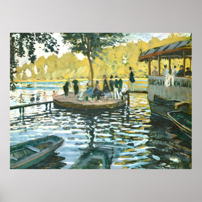 Poster estilo artístico de Claude Monet (Frente)