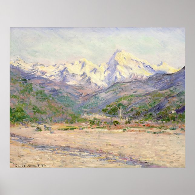 Poster estilo artístico de Claude Monet (Frente)