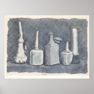 Poster estilo artístico de Giorgio Morandi