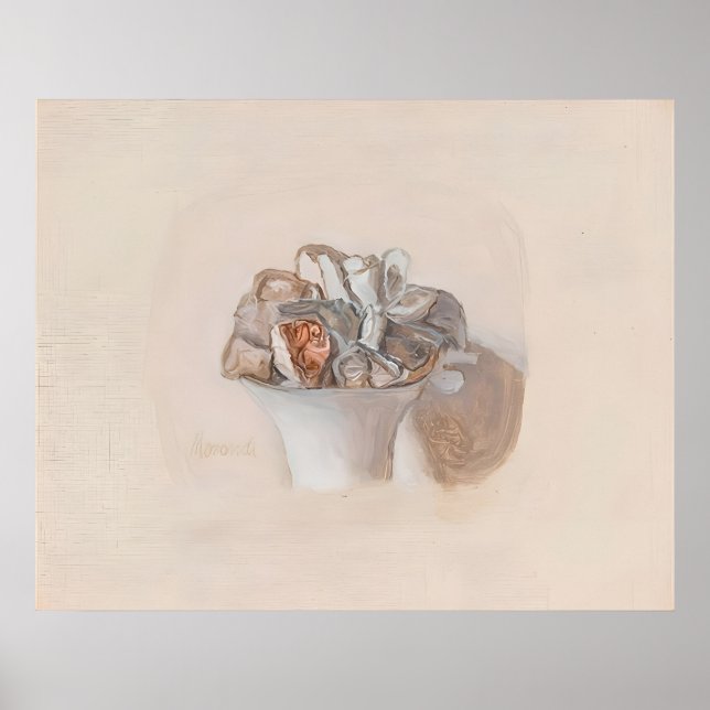Poster estilo artístico de Giorgio Morandi (Frente)