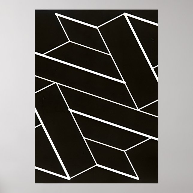 Poster estilo artístico de Josef Albers (Frente)