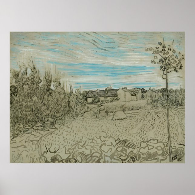 Poster estilo artístico de Vincent Van Gogh (Frente)