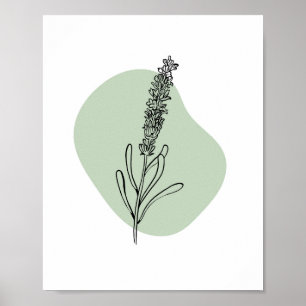 Poster Estilo Boho Minimalista Simples Abstrato Chic