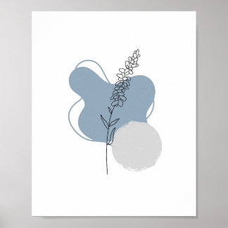 Poster Estilo Boho Minimalista Simples Abstrato Chic