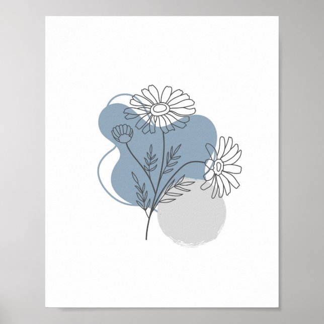Poster Estilo Boho Minimalista Simples Abstrato Chic (Frente)