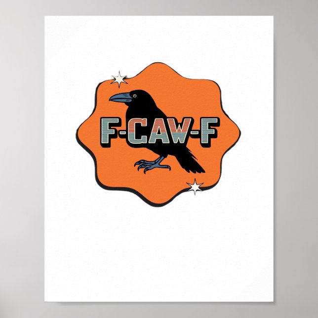 Poster Estilo Casual Moderno F Caw F Clássico (Frente)