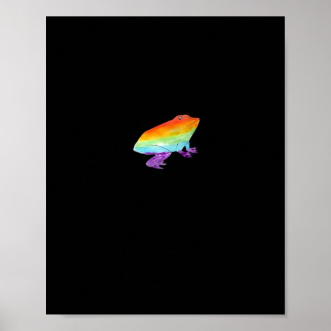 Poster Estilo Clássico de Sapo Gay Goblincore (Frente)