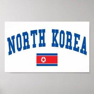 Pôster Estilo da Coreia do Norte