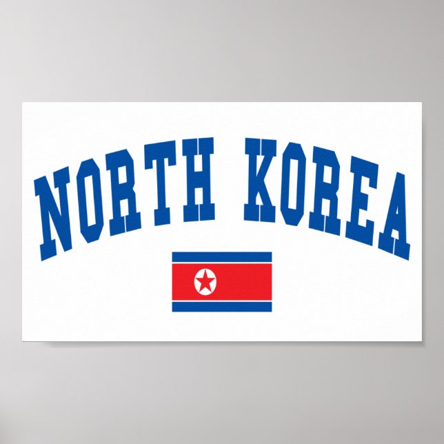 Pôster Estilo da Coreia do Norte (Frente)