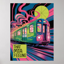 Estilo de Arte de Trem da MTA Psicodélico do Metrô