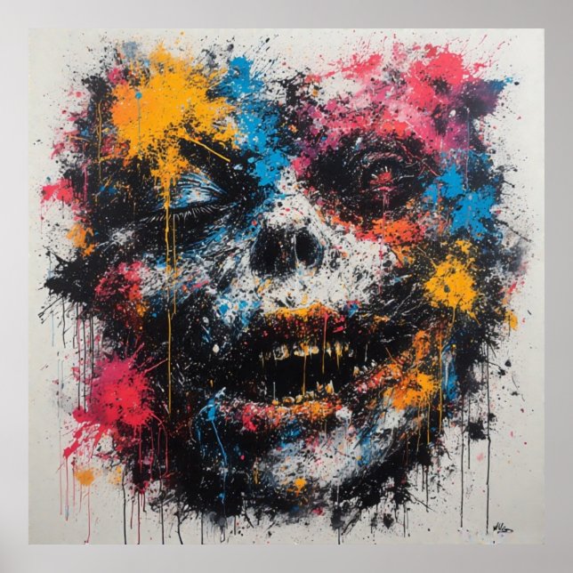 Poster Estilo de Arte Grafite (Frente)