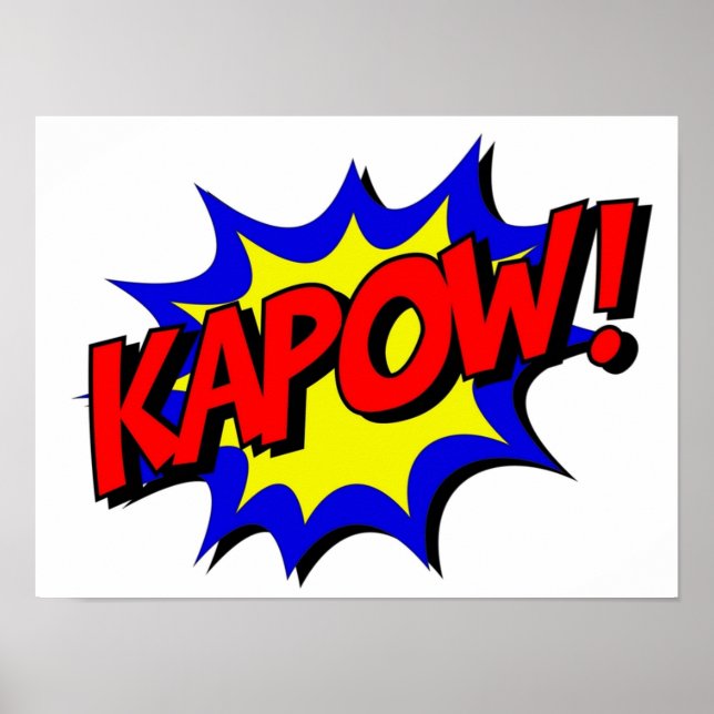 Poster Estilo de BD do KAPOW (Frente)