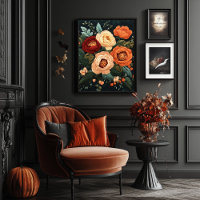 Estilo de Bordado Floral Elegante Vintage Botânico