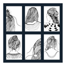 Estilo de Cabelo de Menina Bonita