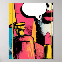 Estilo de Cômico Retrô: Painel de Arte Pop com Gla