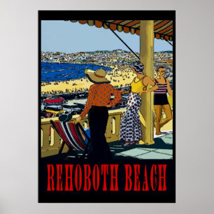 Poster Estilo de Imagem da Praia Rehoboth