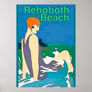 Poster Estilo de Imagem da Praia Rehoboth