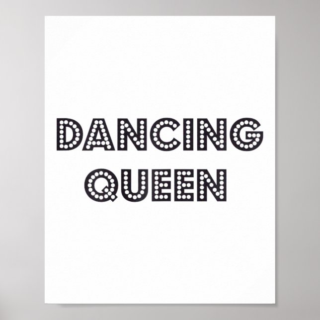 Poster Estilo de Presente da Rainha Dançante Incrível dos (Frente)