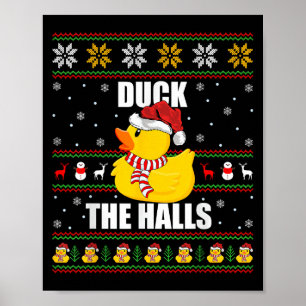 Poster Estilo de Sweater Feio Xmas Engraçado Brincadeira 