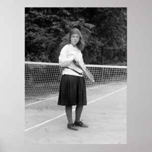Pôster Estilo de Tênis 1920