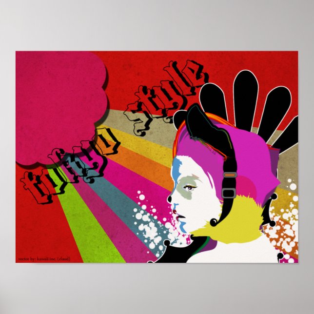 Pôster Estilo de Tóquio (Frente)