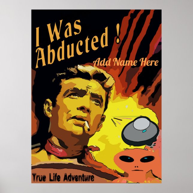 Poster Estilo de Vintage Espaço em Cinema Falso, editar t (Frente)