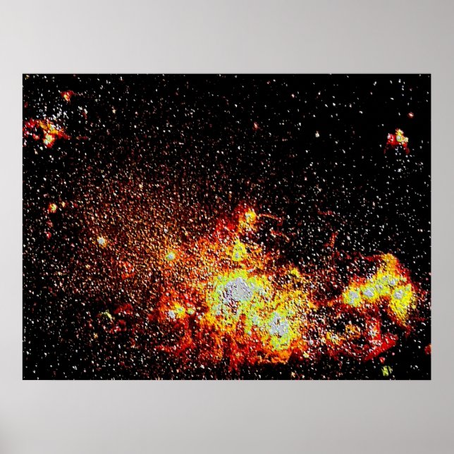 Pôster Estilo do espaço 1 (Frente)