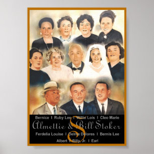 Poster Estilo do Estoque de Valores