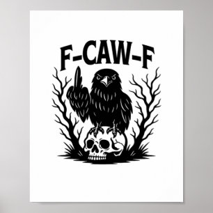 Poster Estilo essencial fixe e único F Caw F