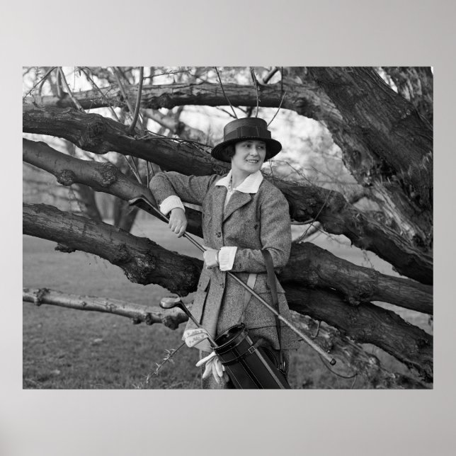 Pôster Estilo feminino em uma armadilha de golfe: início  (Frente)