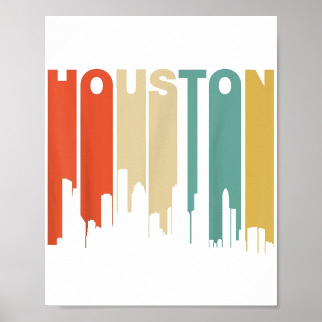 Poster Estilo Houston Texas - Linha do Estilo Houston Tex (Frente)