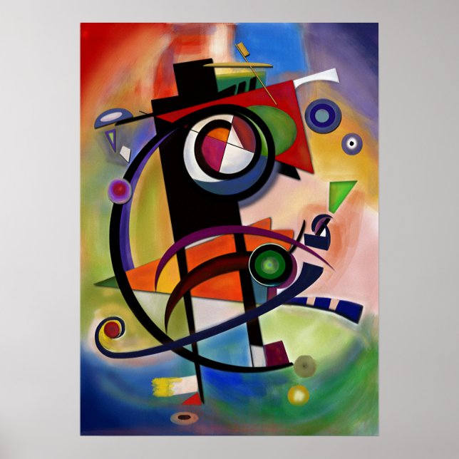 Poster estilo Kandinsky (Frente)