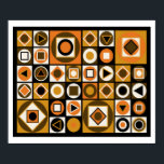 Poster Estilo Moderno do Século médio 13<br><div class="desc">Médio do século design por Rockett Graphics usando cores clássicas da década de 70</div>