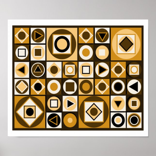 Pôster Estilo Moderno do Século médio 4 (Frente)
