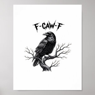 Poster Estilo moderno F Caw F moderno e trendy
