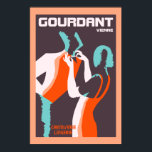 Poster Estilo retrô Art Deco — moda francesa<br><div class="desc">Nova trabalho de arte de imagem de alta qualidade,  inspirada por um anúncio feito em Art Deco,  nos anos 30,  para uma haberdasheria francesa e uma loja de lingeries situada na cidade francesa de Vienne. Mostrando um casal estilizado se preparando para se vestir e sair.</div>