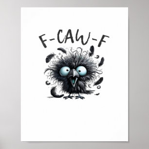 Poster Estilo Retro Clássico F Caw F