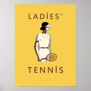 Poster Estilo retrô Tênis feminino