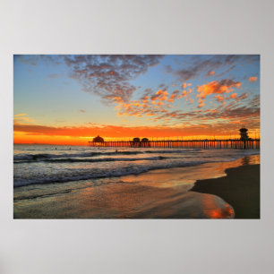Poster Estilo Sunset West Coast