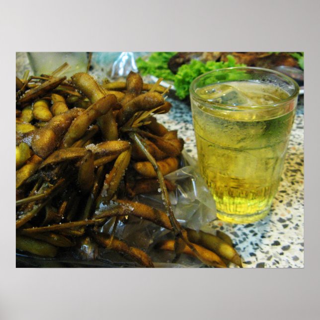 Pôster Estilo Tailandês Edamame (Frente)