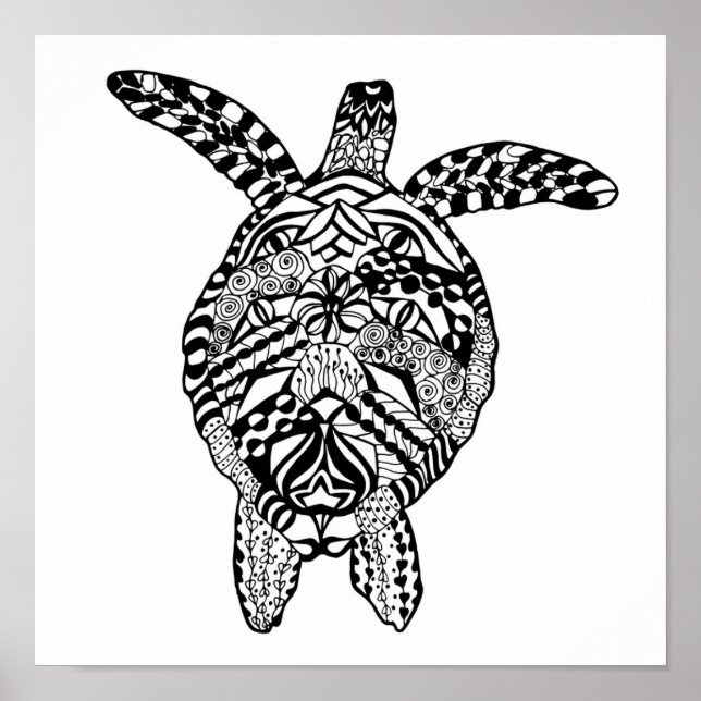 Pôster Estilo Tartaruga 2 (Frente)