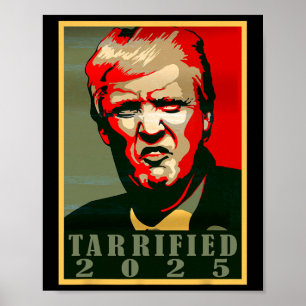 Poster Estilo Trump Esperança - Tarificado Engraçado Polí