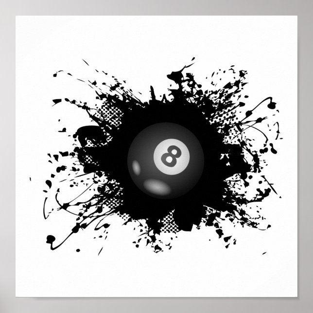Pôster Estilo Urbano Billiard (Frente)
