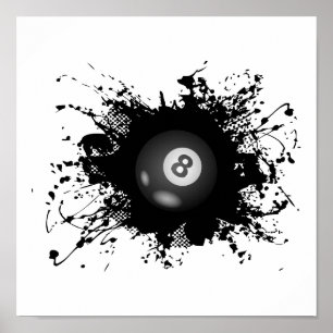 Pôster Estilo urbano do bilhar