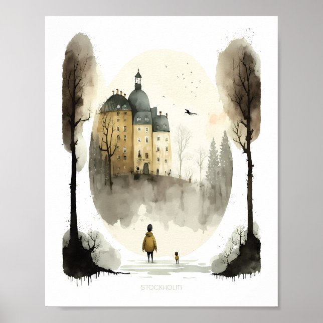 Poster Estocolmo  (Frente)