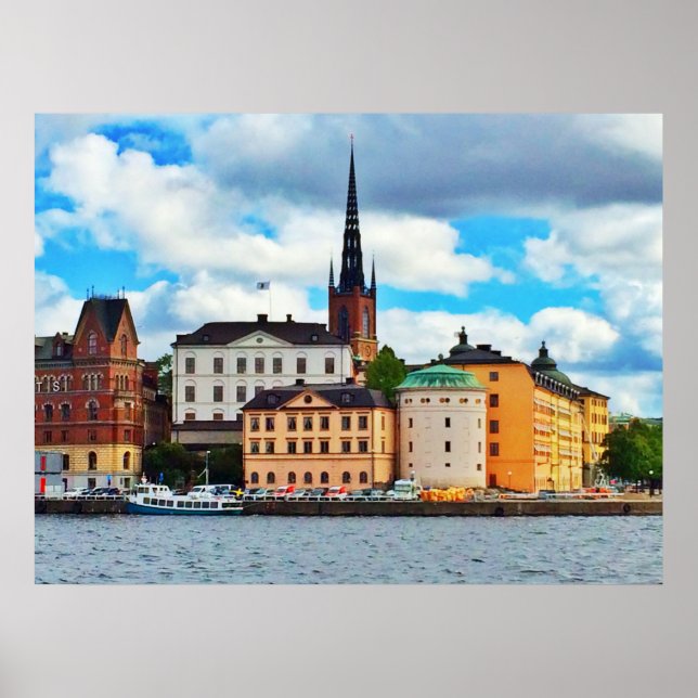 Pôster Estocolmo, Suecia (Frente)