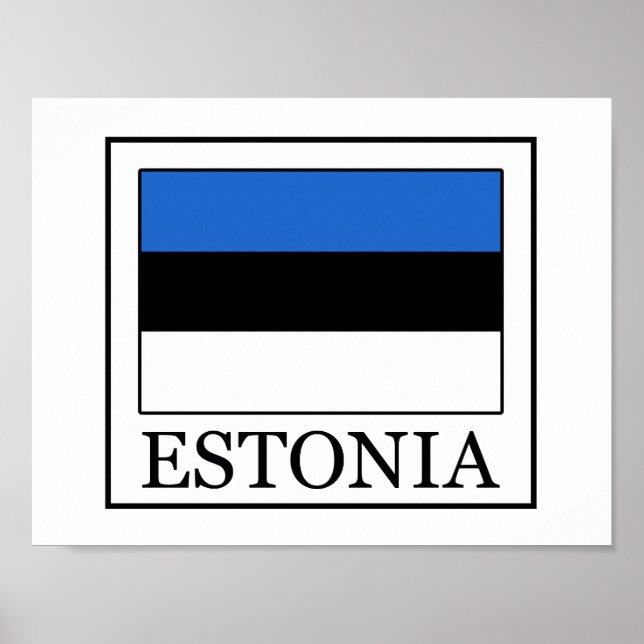 Pôster Estônia (Frente)