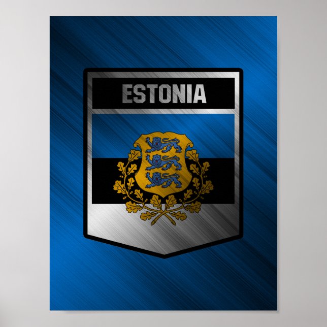 Poster Estônia (Frente)