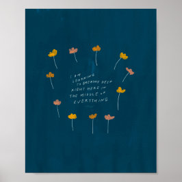 Poster "Estou aprendendo a respirar fundo."