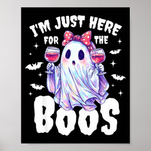 Poster Estou Aqui Apenas Para As Vaias Roupa De Halloween